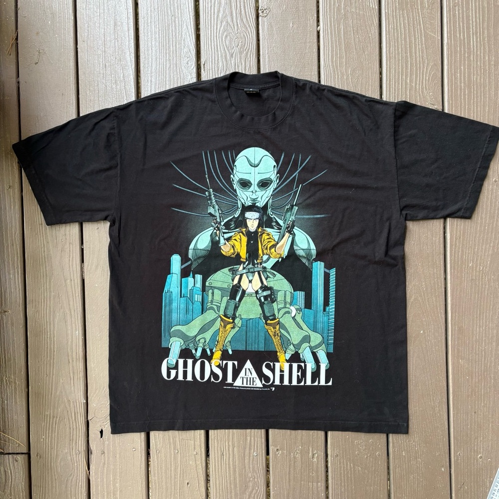 Mask And Disguise T-Shirt Shirt Ghost In The Shell 2XL XXL Used